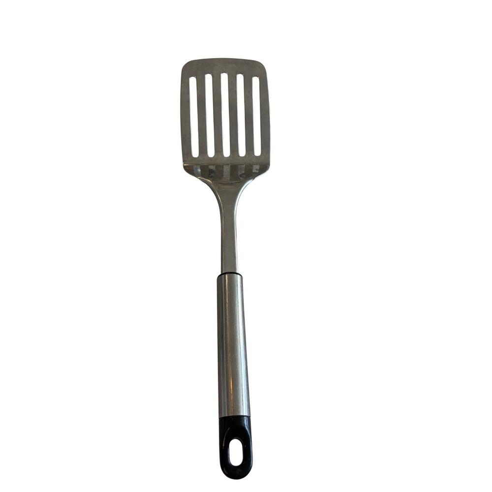Ultrex Stainless Steel Slotted Turner Spatula 18-10 Silver Kitchen Utensil 12.5" - Picture 2 of 4
